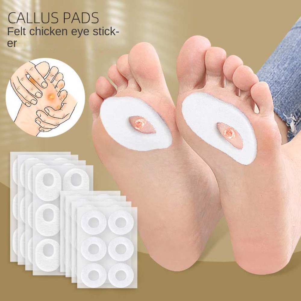 Almofada do pé Suporta Callus Almofadas Pads, joanete Protector, Chicken Eye Patch, Felt Toe Pads, evitar calos Blisters