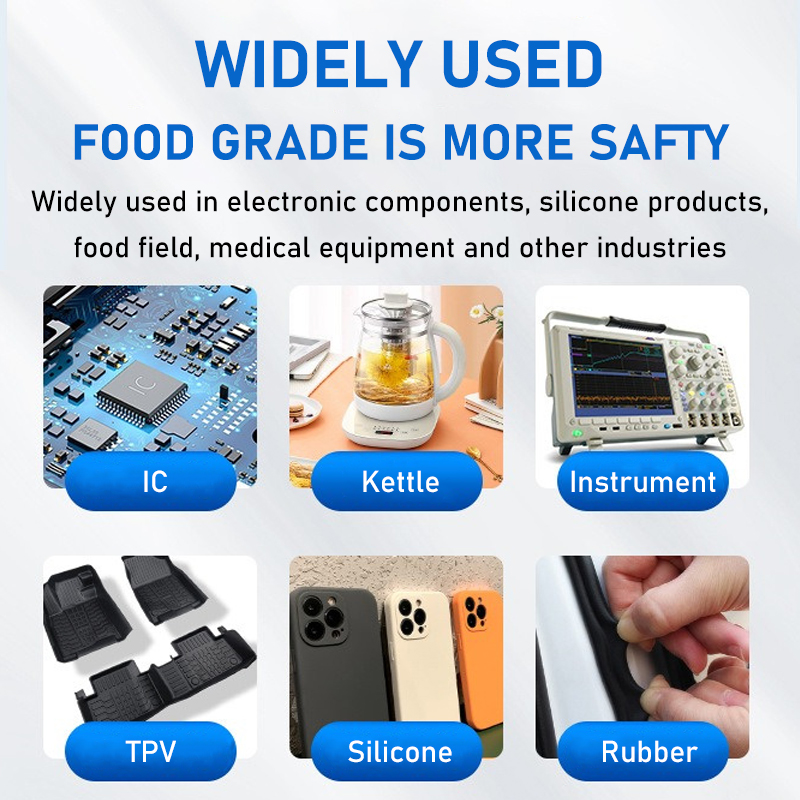 50/110ml Safty Silicone Glue Sealant High Strength Transparent Waterproof Fast-dry Adhesive Household Food Grade Silicone Glue