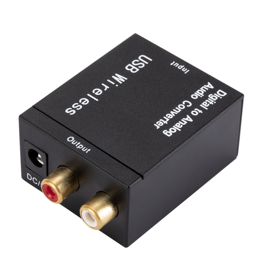 Amplificatore DAC USB convertitore Audio digitale/analogico con segnale coassiale Toslink in fibra ottica Bluetooth a decodificatore Audio RCA R/L