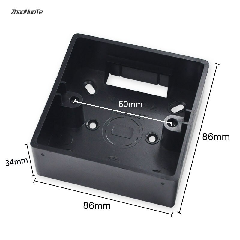Home Improvement 86 Type Black PVC Surface Mount Junction Box Switch Socket Electronic Project Box