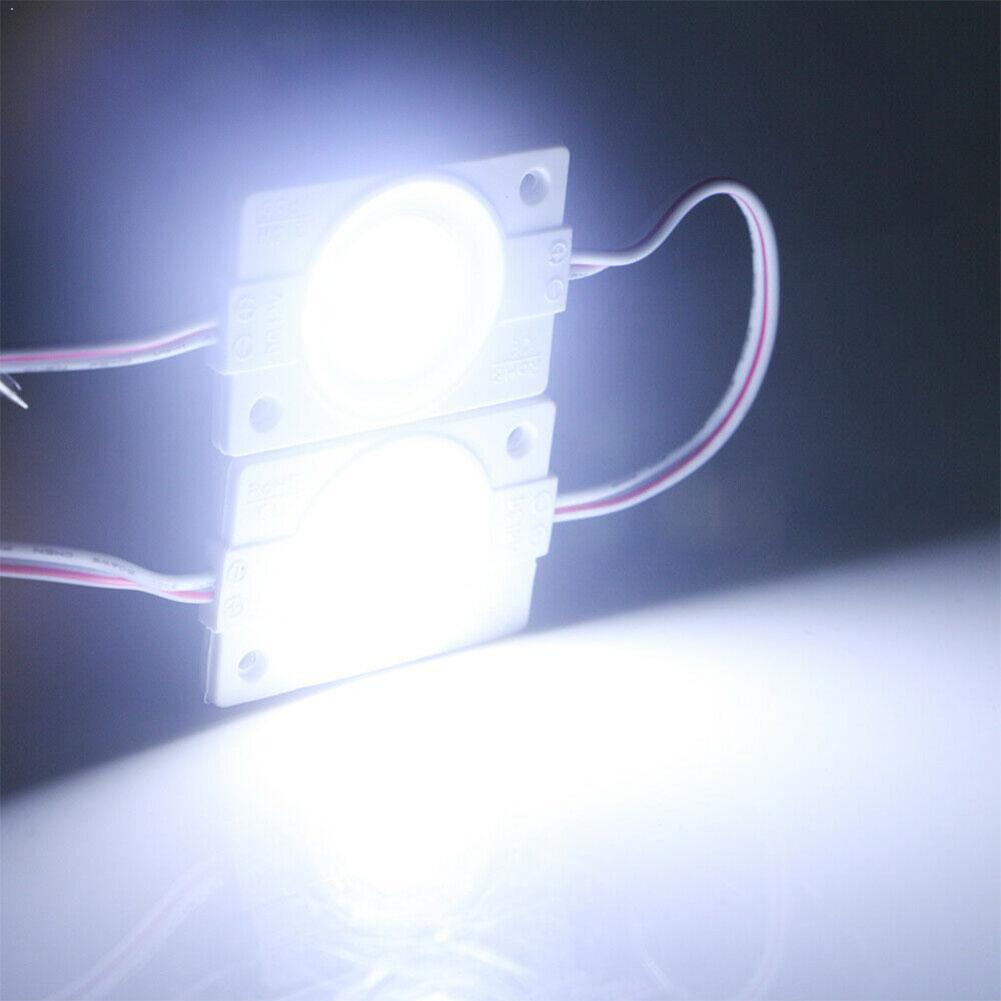 10 Pièces/ensemble LED COB Module 2.4W 12V DC à Lumière Publicitaire Boîte à Lumière Lumière De Bande Mot LED Module COB Source Signe E9P9
