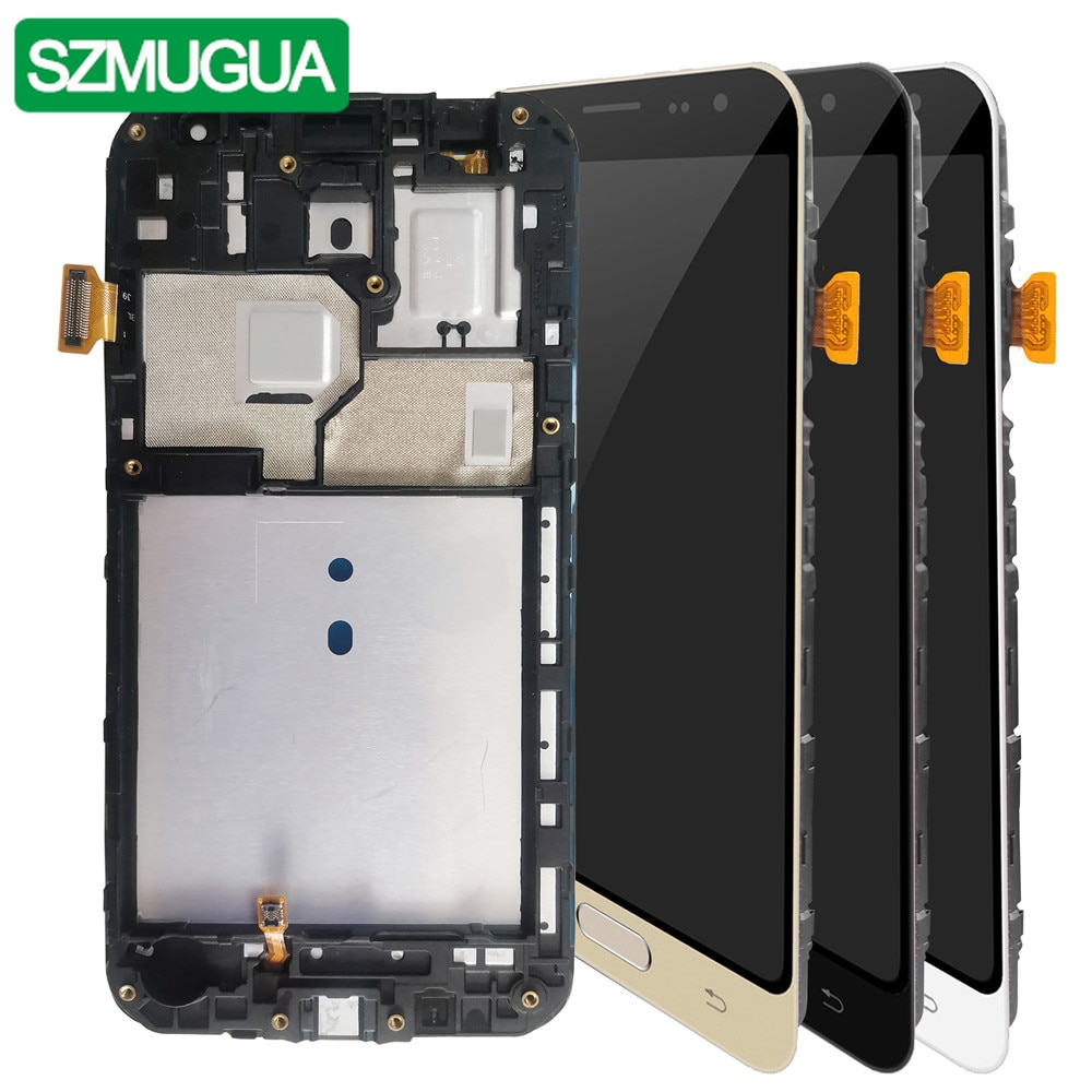 SZMUGUA SM-J320FN/F/M/H/DS pour Samsung Galaxy J3 J320 écran LCD + écran tactile J320F J320FN J320H J320M ajuster la luminosité