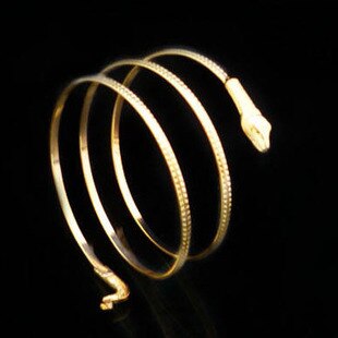 Metallschlangen-Armbinde Ich bin übertriebenen europäischen und amerikanischen stil  bd77: Gold