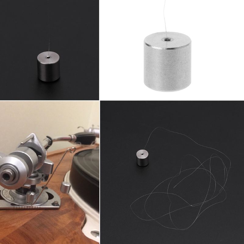 Turntable Anti-Skate Weight - Metal & Nylon Wire - 8.5x8mm - for Tonearm Vinyl Record Accessories