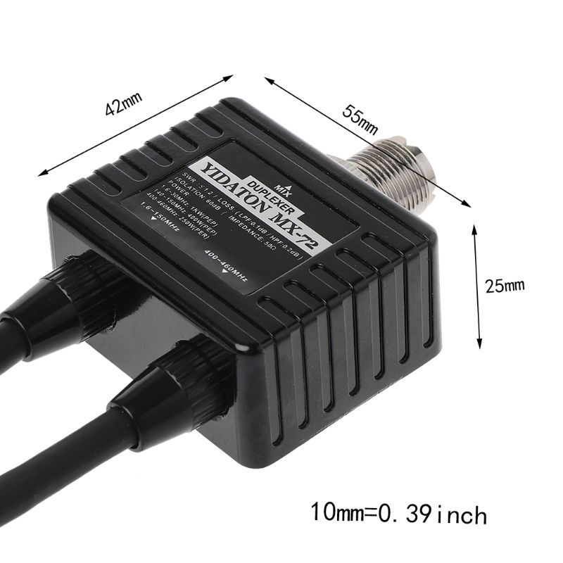 MX72 Schinken Antenne Combiner Frequenz Transit Bahnhof Handy, Mobiltelefon Radio Duplexer Elektronische Zubehör