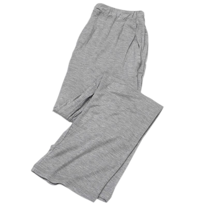 Kevät ja syksy pyjamat naisten housut modaalit ohuet kotihousut isokokoiset kotihousut aamuharjoitushousut löysästi joustavat