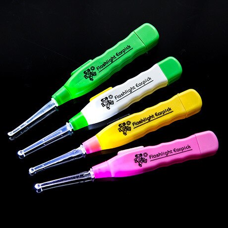 Plastic Licht Inbegrepen Handvat Transparante Earpick Lichtgevende Oor Pick Elektronische Oor Pick Earpick Oor Schoner T