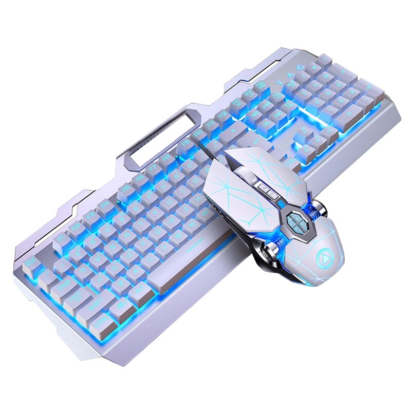104 tasten RGB Aluminium Legierung Gaming Tastatur und RGB Gaming Maus Set mit Handy Stand Funktion Schlüssel Zehn Millionen schlüssel: 7