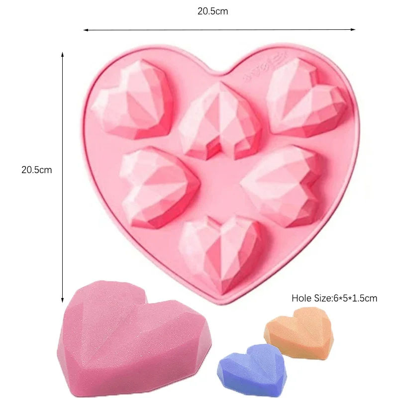 Stampo in silicone a forma di cuore per teglia da forno Pasticceria caramella sbarra Stampo per cioccolato Regalo di nozze fai da te Stampi in resina epossidica Fornitura da cucina: esercito verde