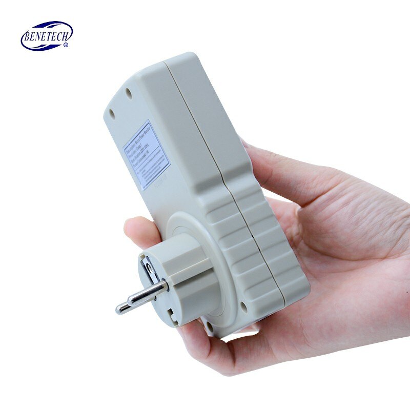 Benetech digital micro power meter analysator monitor  gm87 220v 10am voltmeter amperemeter/ frekvens tester au/eu stik