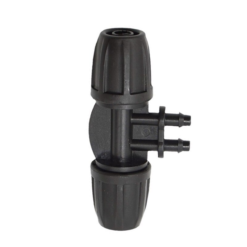 Manguera de riego camisetas 8/11 A LA 4/7 separador de agua púas 1/4 "conector 4 Forma de manguera de jardín manguera de manguera conector de 3/8" 2 uds