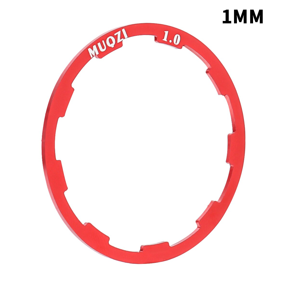 MUQZI-arandela de buje de bicicleta de montaña, 1mm, 1,5mm, 1,85mm, 2mm, 2,18mm, 2,35mm, 2,5mm, junta para 7 8 9 10 11 12 velocidades, espaciador de volante de Cassette: Azul