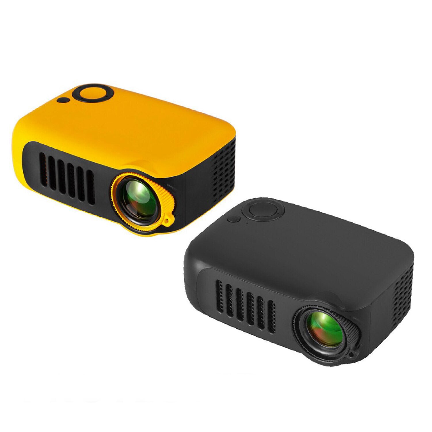 A2000 Mini Tragbare Projektor Für Heimkino 320*240p Unterstützt 1080P FHD 800 Lumen Projektor w/fernbedienung EU/uns/UK Stecker