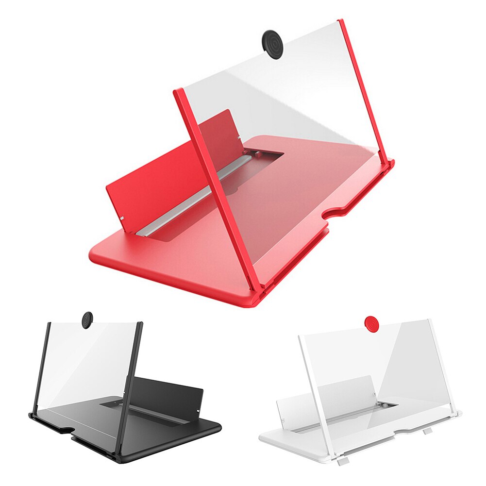 12 inch Mobile Phone Screen Magnifier Foldable 3D HD Video Amplifier Projector Magnifying Glass Smartphone Holder Bracket