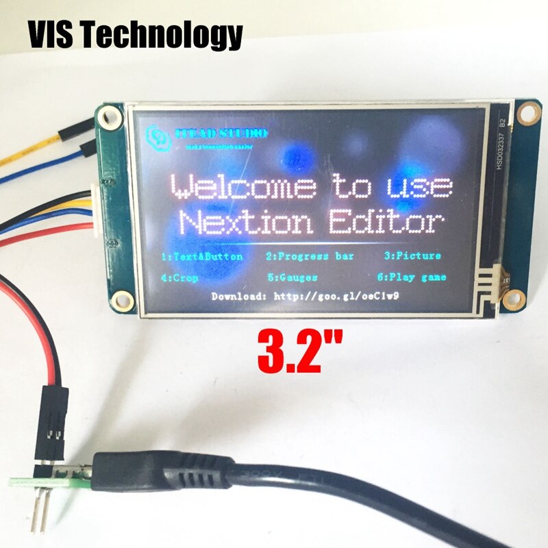 3.2 Inch for Nextion NX4024T032 Basic HMI ligent Smart UART Serial Press TFT LCD Display Panel for Raspberry Pi SLA Printer