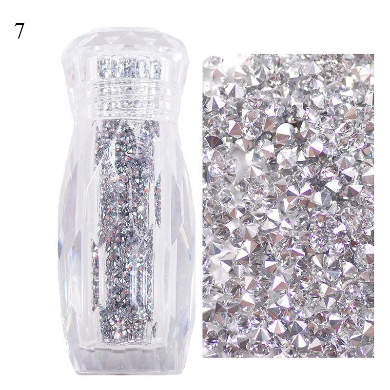 Glass ab krystall spiker kaviar perler neglekunst dekorasjoner gjør-det-selv-edelstener gjør-det-selv skjønnhet bittesmå rhinestones 3d mikro nisse negler dekorasjon