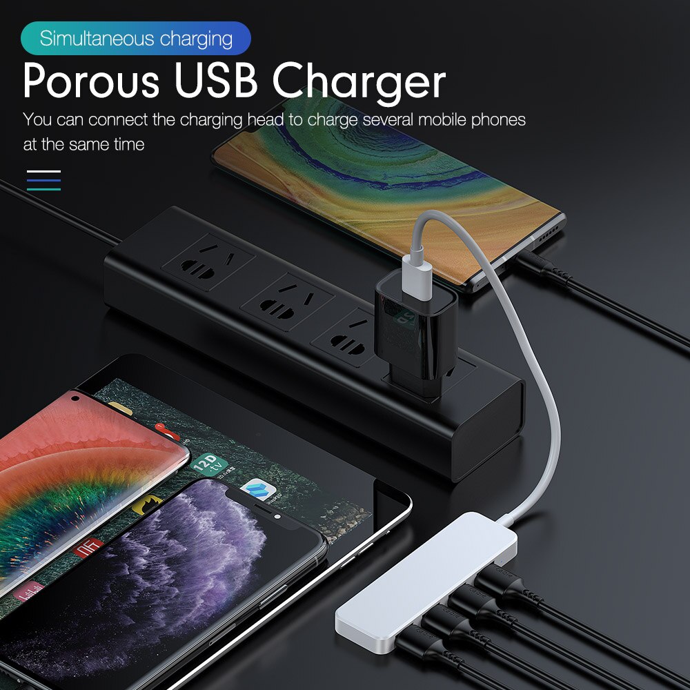 Adapter For Laptop PC High Speed USB 3.0 Hub External 4 Ports Adapter Splitter USB Expander Computer Accessories HUB USB Adapter