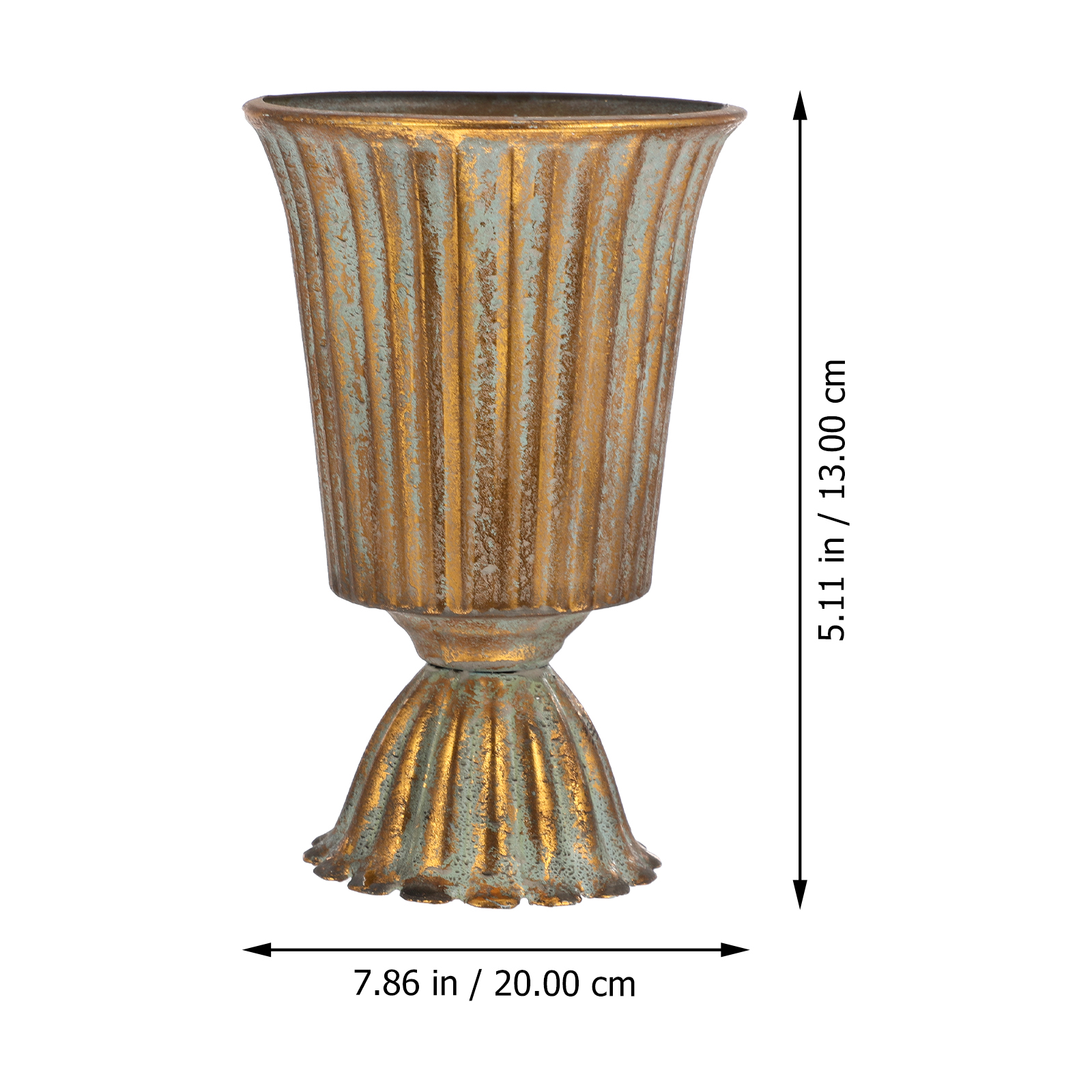 1pc Safe Retro Iron Drum Iron Planting Barrel Planter Bucket Flower Bucket for Garden Home Store