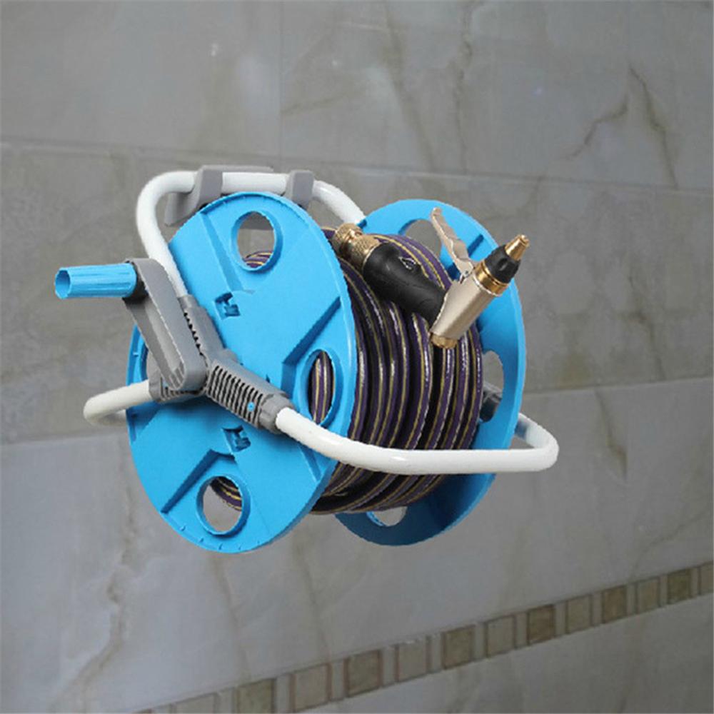 Wall Mount Garden Hose Pipe Fixing Bracket Tool irrigation Garden Supplies Plastic Water Hose Reel Holder