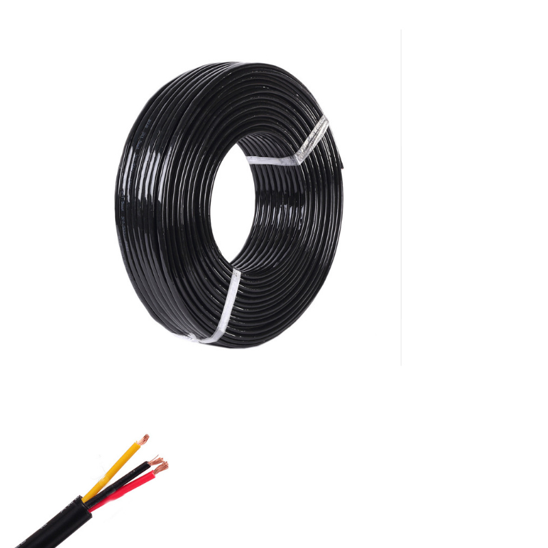 Lámpara enterrada AC85-265V/cc 12V IP68 5W 10W, iluminación exterior COB LED, lámpara subterránea, luz de jardín: 3 pin  2Meter / 5W AC 110v 220v