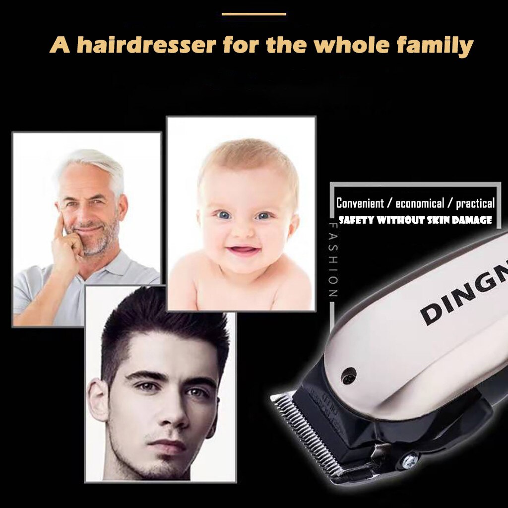 Tondeuse à cheveux électrique professionnelle | Sans fil, pour barbier, tondeuse de cheveux, pour ménage adulte enfants, rechargeable, Machine à couper, pour coupe de cheveux