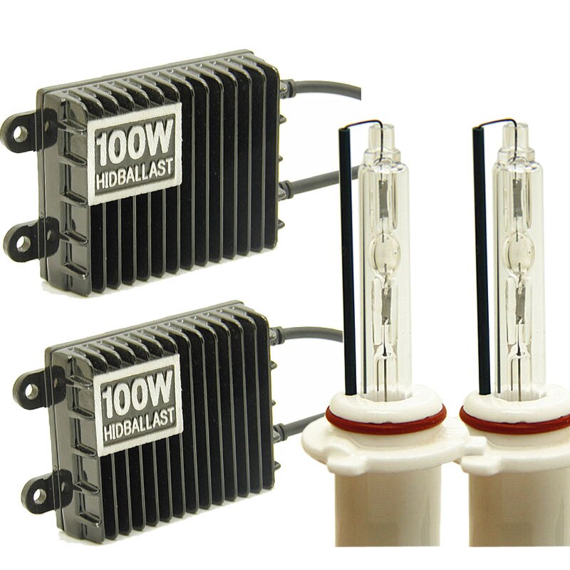 4300K 6000K 8000K 100W Hid Xenon Ballast H1 H3 H7 H8/H9/H11 9005/HB3 9006/HB4 Xenon Ballast Kit
