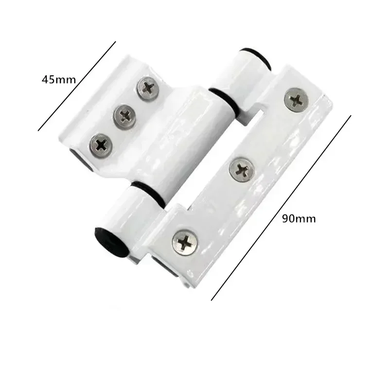 1 high insulated broken bridge folding hinge aluminum alloy door and window hinge furniture hardware accessory: Gold