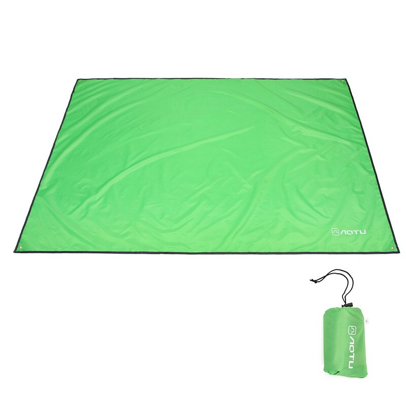 3 farve oxford udendørs campingmåtte pad vandtæt dobbeltsidet picnic telt tæppe sammenfoldelig strandmåtte grundplade presenningsmåtter: Grøn / 220 x 150cm
