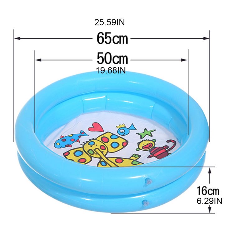 Round Folding Baby Inflatable Bathtub Infant Play Toy for Newborn Boy Girl Water Entertainment Playing Swimming