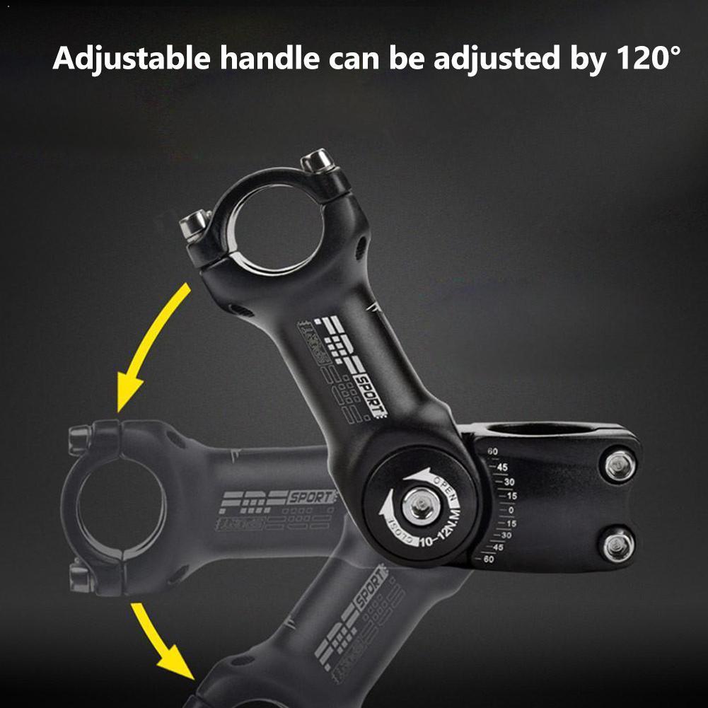 MTB Einstellbare Winkel Fahrrad Lenker Vorbau Steigleitung Aluminium Gabel Zubehör Legierung Adap Fahrrad Stengel Höer Vorne Berg Stengel D5Y6