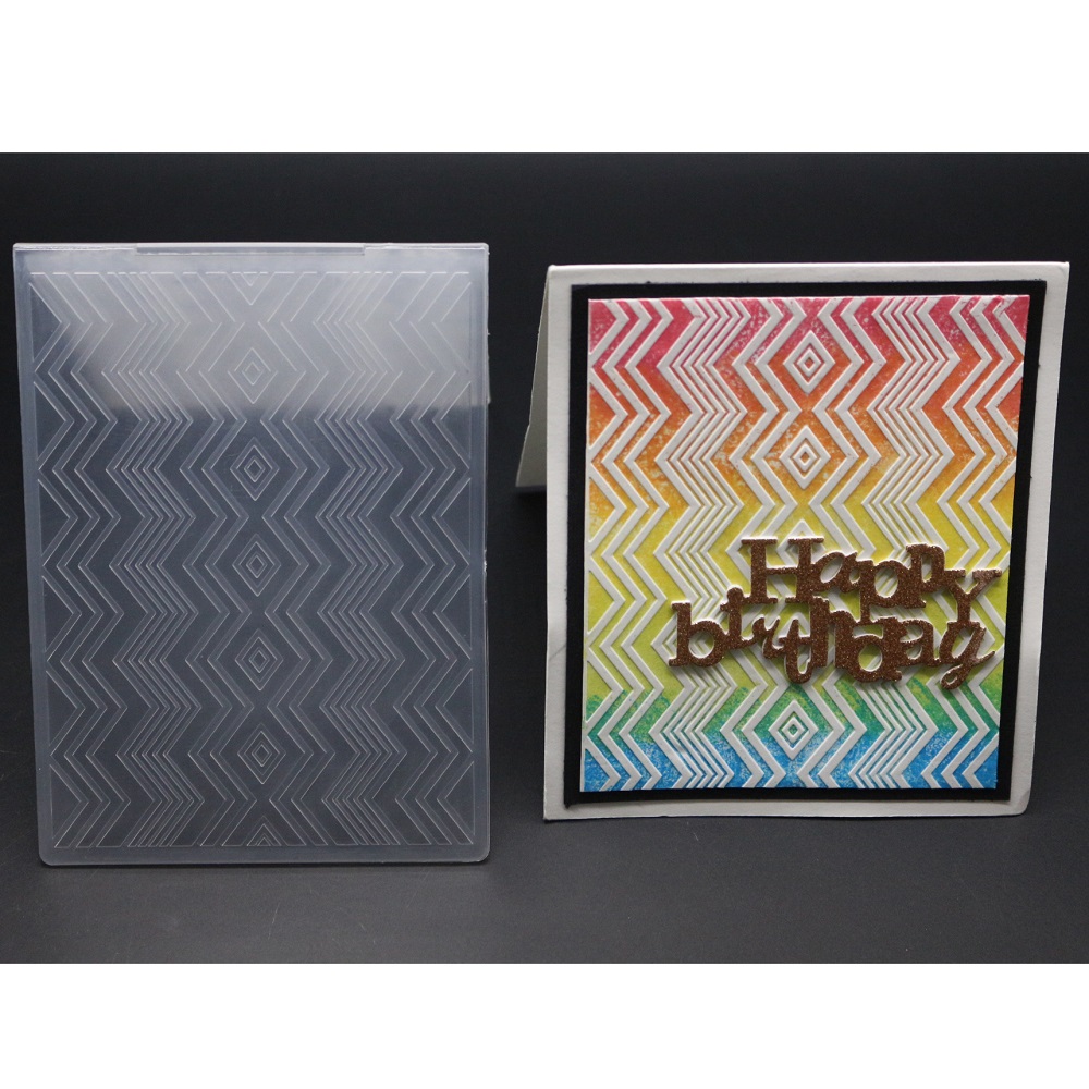 Azsg 3D Leuke Vogel Verlaat Embossing Platen Diy Papier Snijden Sterft Scrapbooking Plastic Embossing Map: FD-113