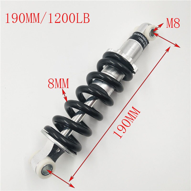 Hinten Suspension Schock 100 125 150 160 170 180 190 210MM für 47cc 49CC Super Minimoto ATV Quad elektrische roller Pocket Bike: 190MM (1200LB)