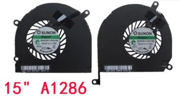 Ventilateur pour Apple Macbook pro 13 &quot;A1278 A1342, a1502, ME864, ME865, ME866, A1286, ZB0506AUV1-6A, MG62090V1-Q030-S99, MG62090V1-Q020-S99