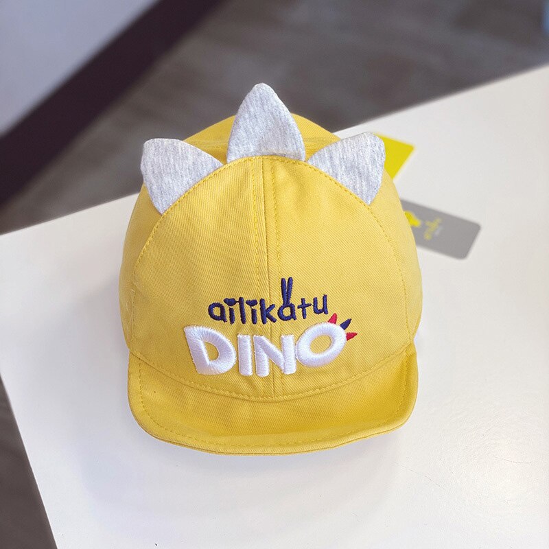 Brief Borduurwerk Baby Hoed Lente Zomer Baby Jongens Meisjes Zon Cap Zomer Outdoor Kids Kinderen Snapback Hat Peuter Cap: yellow