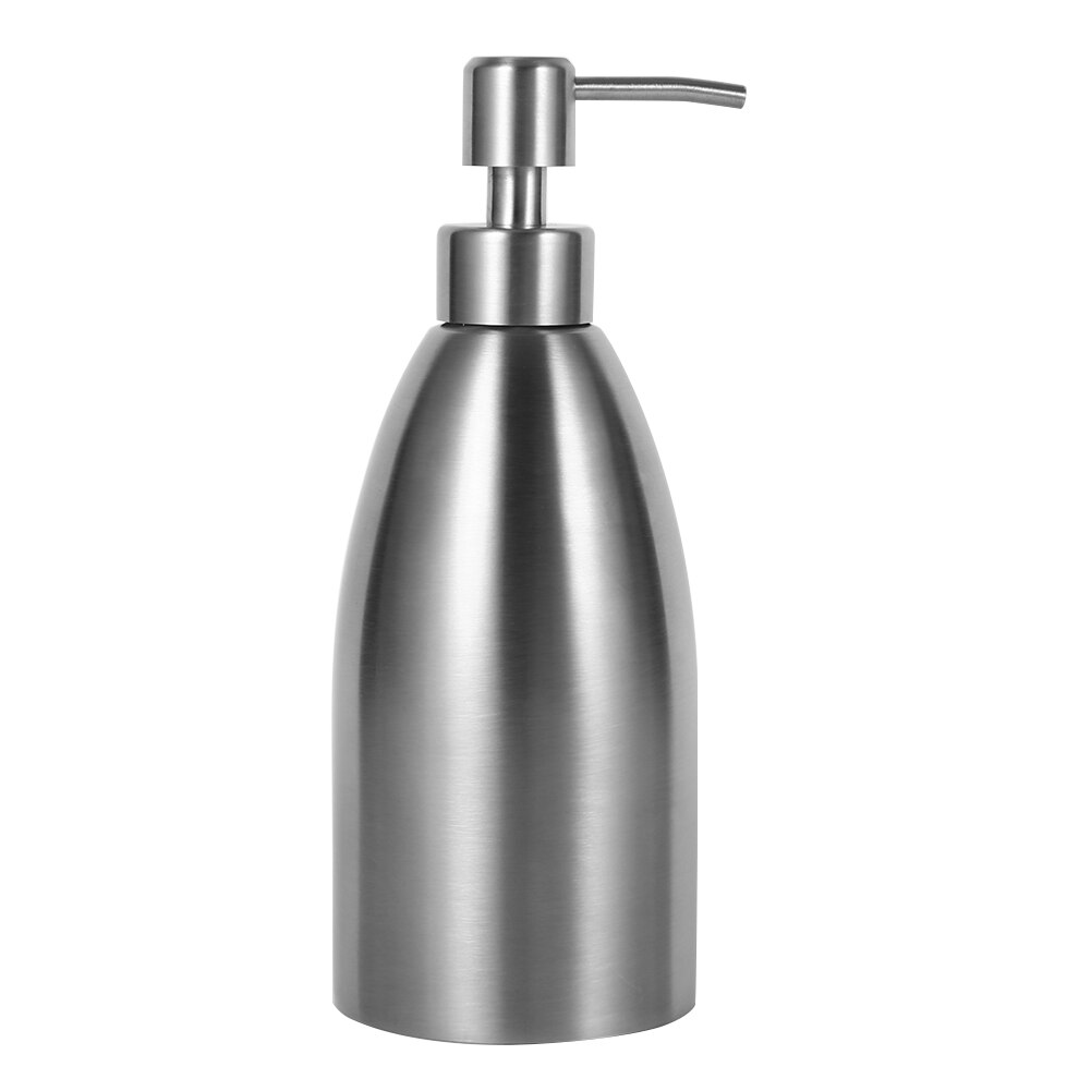 500ml Stainless Steel Soap Dispenser Kitchen Sink Faucet Bathroom Shampoo Box Soap Container