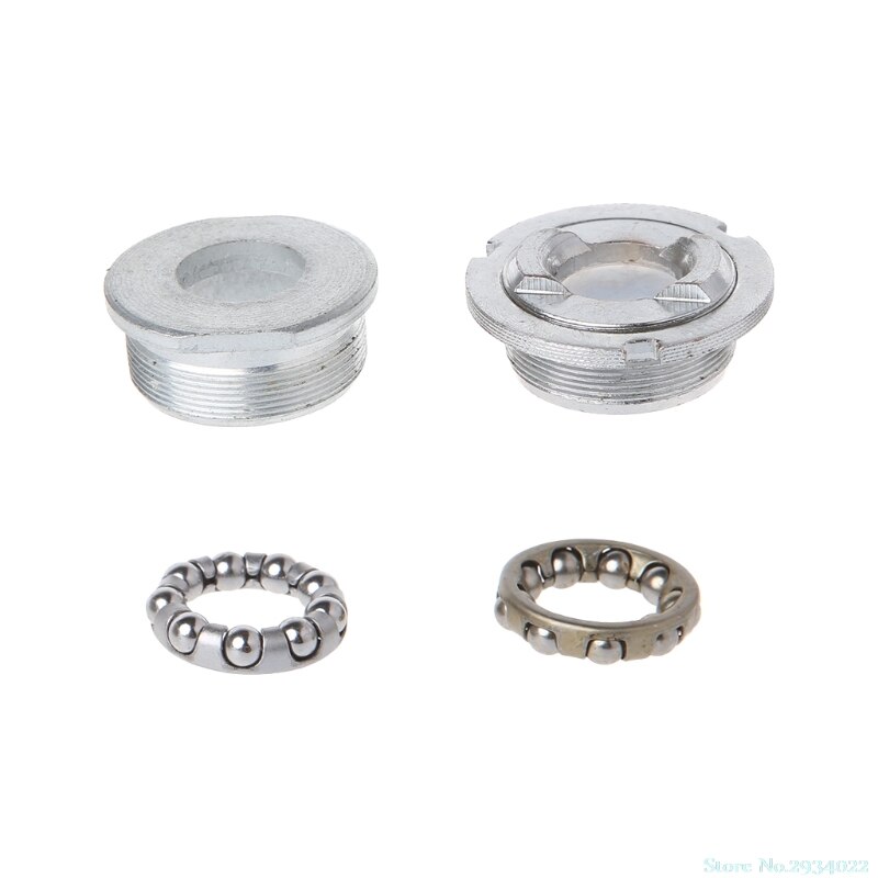 Bicycle Shaft Axie Bottom Bracket Fixed Bike Crank Square Hole Cycling Steel MTB: C