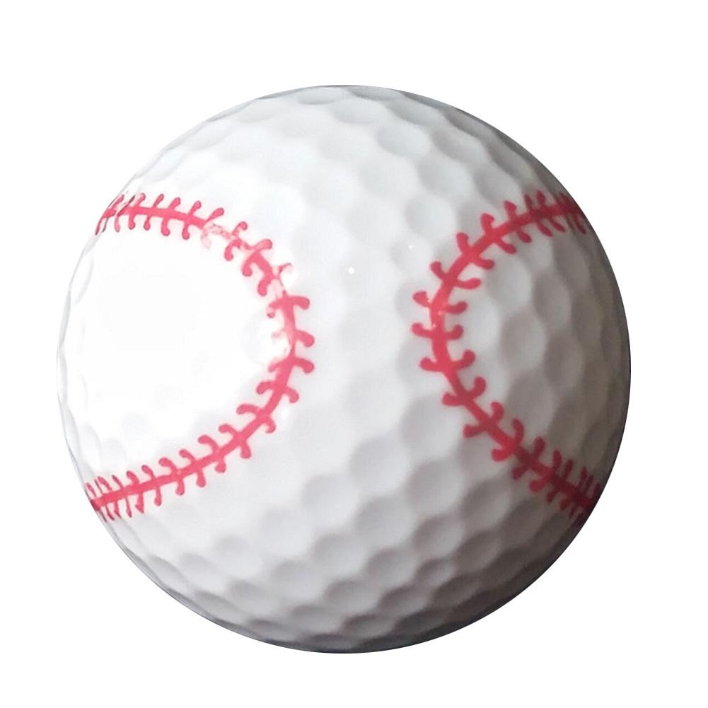Mounchain Golf Balls Golf Game Sports Baseball Pattern Practice Golf Balls Indoor Outdoor