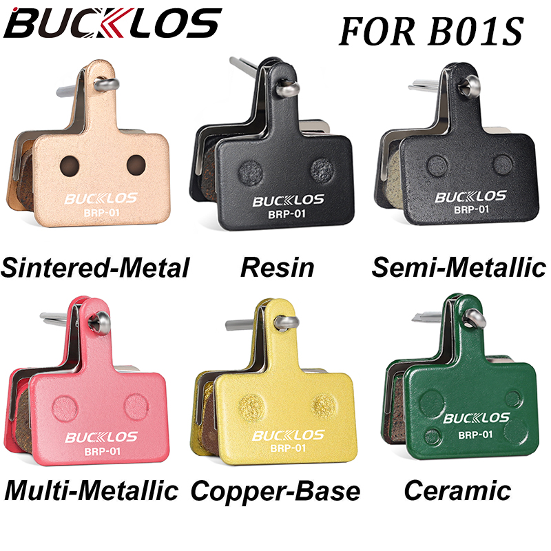 BUCKLOS Fit B01S pastilla de freno de disco resina semimetálica cerámica pastillas de bicicleta pastillas de frenos hidráulicos para SHIMANO MT200 MT400