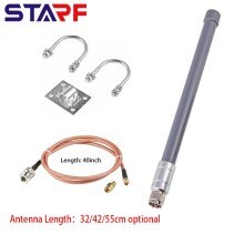 8dBi Helium Hotspot Miner HNT LoRa 915MHz 868Mhz Antenna Outdoor Waterproof Fiberglass Antenna Aerial Kit 32cm 42cm 55cm