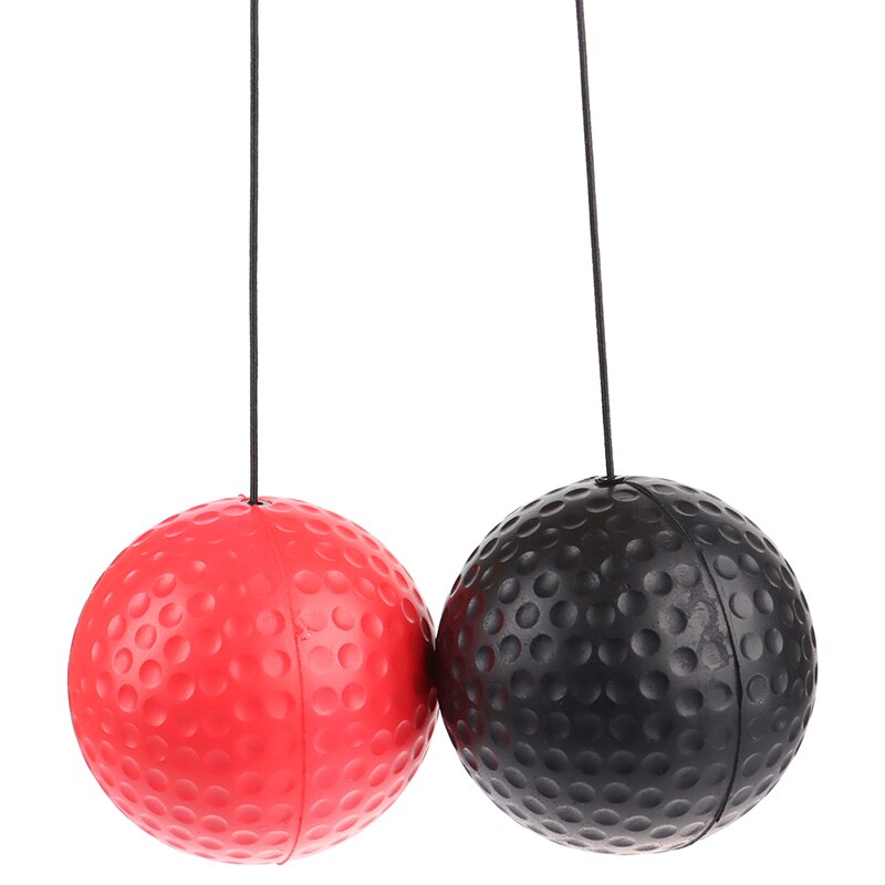 Pu-boll huvudmonterad speed ball boxning magisk boll kamp boll pannband för reflex reaktionshastighet träning i boxning stansning