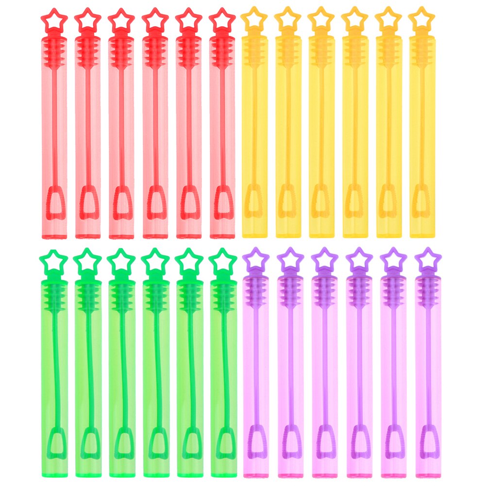 24Pcs Lege Wand Buis Diy Bubble Zeep Flessen Kids Speelgoed Voor Bruiloft Decor: A