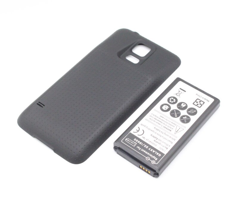 1X6500Mah S5 I9600 Extended Battery + Back Cover Voor Samsung Galaxy S5 Sv I9600 I9602 SM-G900T G900V g900P G900A G900K