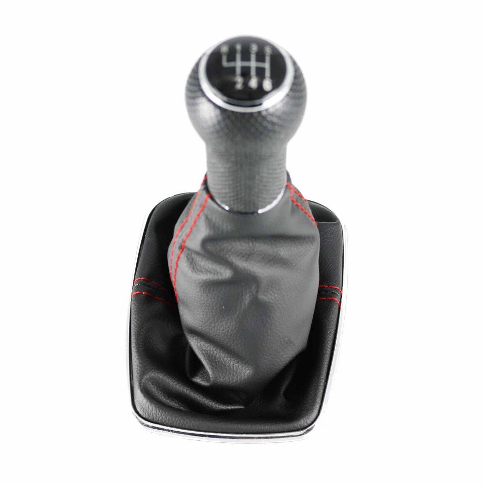 Pommeau de levier de vitesse à 6 vitesses avec démarrage et ligne rouge, pour VW Golf 4 MK4 1998 19999 2000 2001 2002 2003 2004 2005 2006