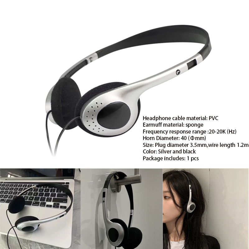 1 stks Retro Klassieke Headset Muziek Mp3 Walkman Retro Gevoelens Draagbare Bedrade Kleine Koptelefoon Sport Mode Foto Props