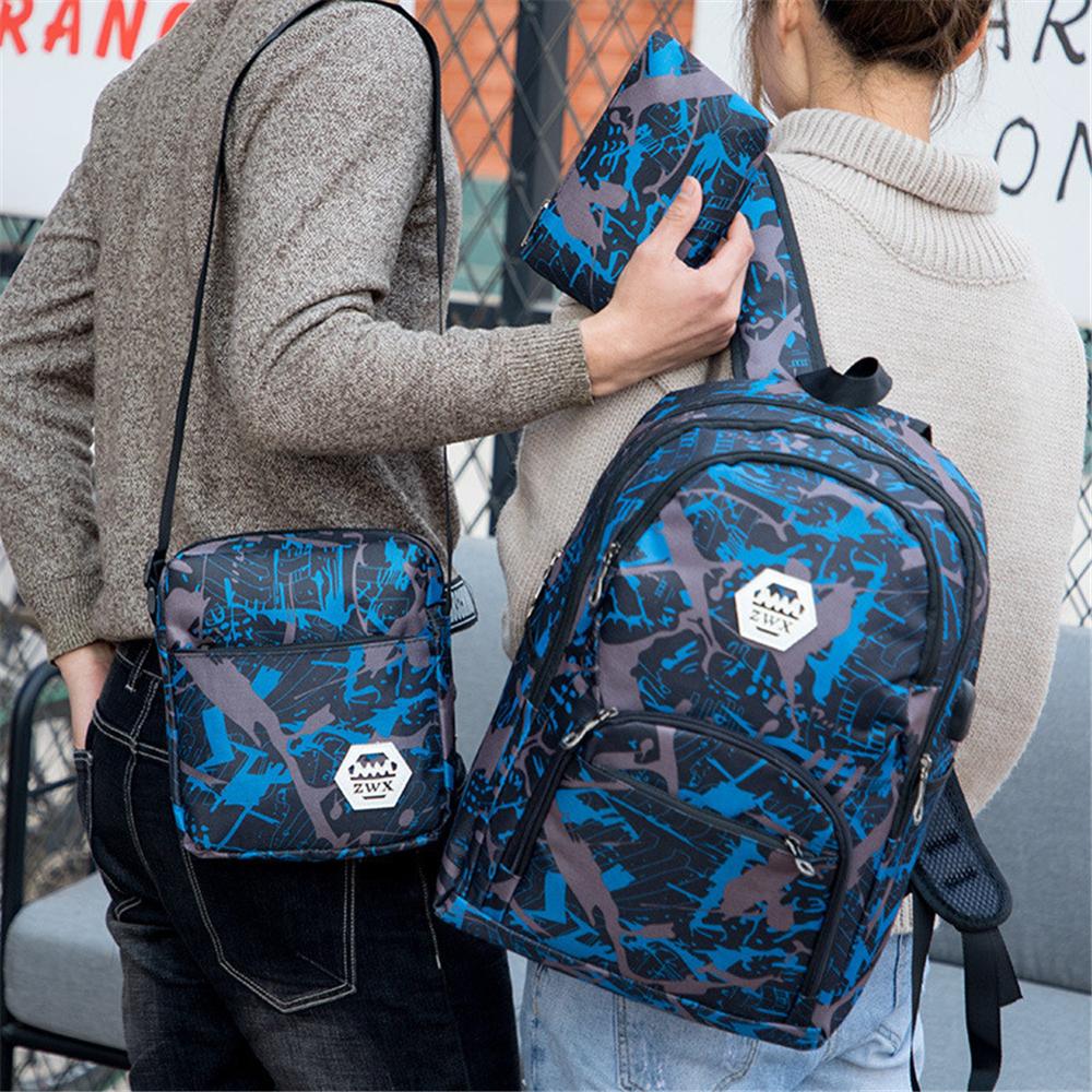 Novos homens mochila masculina bolsa de ombro usb carregamento portátil mochila viagem sacos de escola alta para adolescentes meninos casuais mulheres daypack