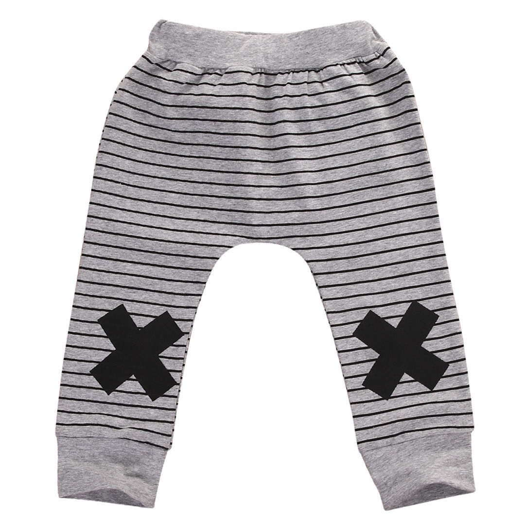 Baby Boy Harembroek Kids Gestreepte Broek Peuter Elastische Bodems Leggings