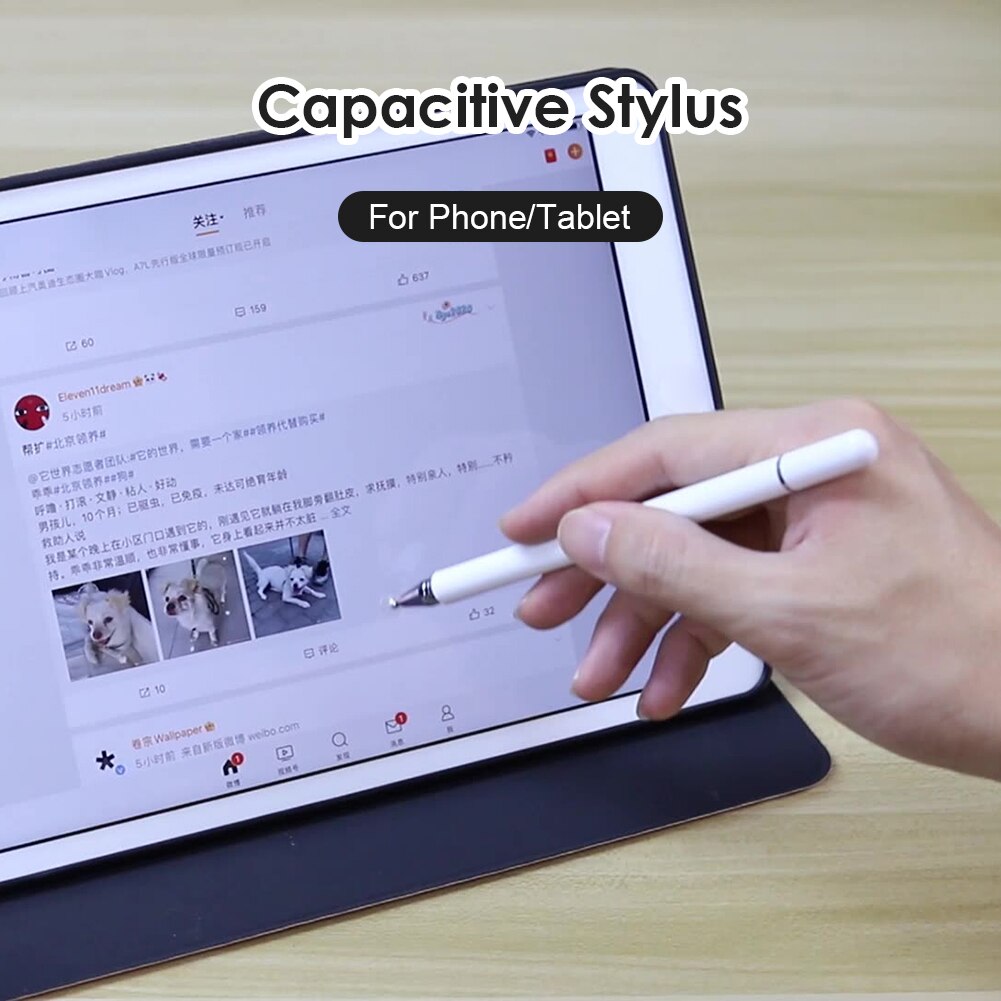 Touch Screen Phone Stylus Pencil Tablet Laptop Smooth Smart Capacitive Pen Transparent Disc Ipad Pen Touch Screen Phone Stylus