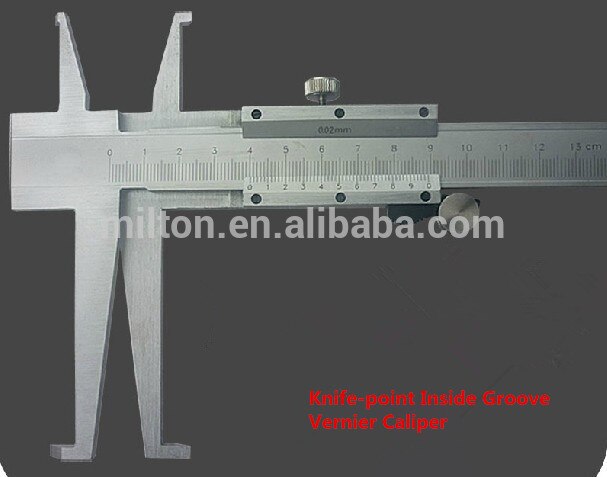 Calibrador vernier profissional com garra dupla, 9-150mm, ferramenta de medição de precisão, bisel vernier interno, ferramenta de medição
