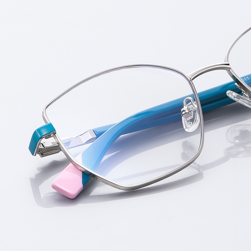 Gmei projekt niebieskie światło blokujące damskie ramki okularów z zawiasy sprężynowe damskie oprawki okularowe przeciw promieniowaniu