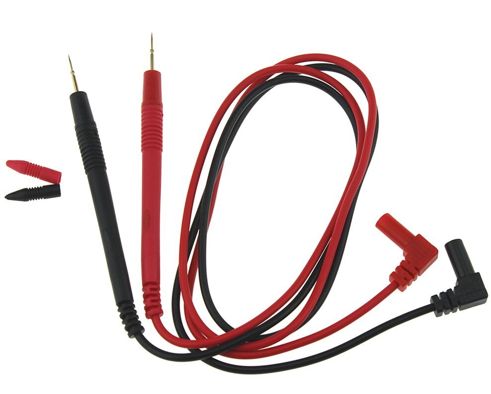 1 Pair Probe Gold-plated Test Leads for Multimeter Needle Tip + Alligator Pliers: 2